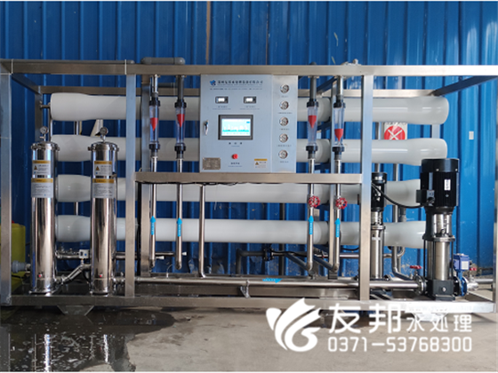 太康農藥廠5噸雙級純凈水設備現場